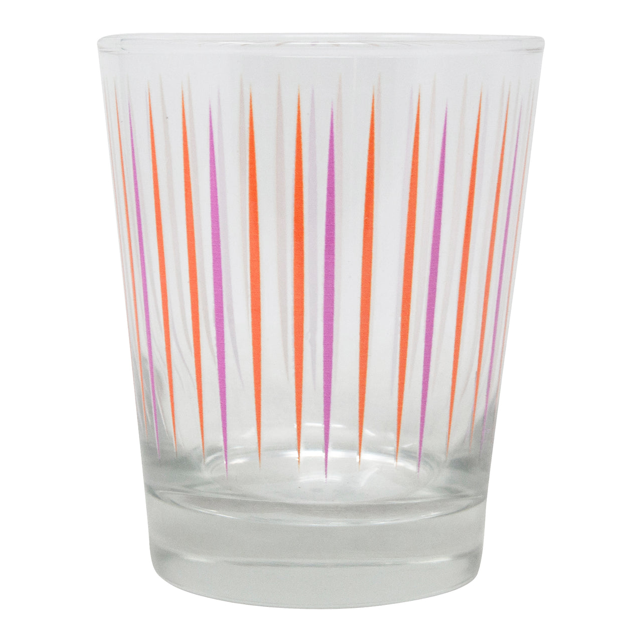 The Modern Home Bar Pick Me Orange and Pink Old Fashioned Glass | The Hour Shop