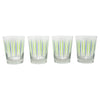 The Modern Home Bar Pick Me Blue and Green Old Fashioned Glasses Pattern | The Hour Shop