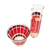 Vintage Fred Press Regal Red Bar Cocktail Pitcher & Ice Bucket Set Top | The Hour Shop