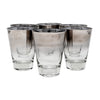 Vintage Mercury Fade Tall Single Old Fashioned Glasses Front | The Hour Shop