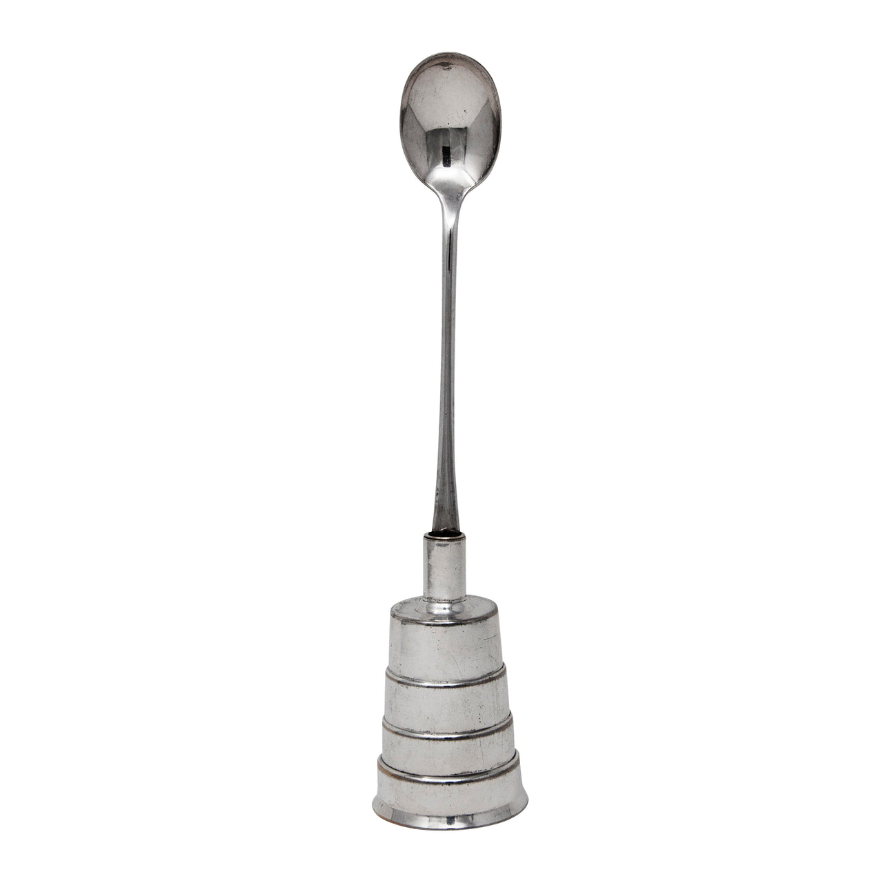 Vintage Napier Silver Plate Valve Jigger Bar Spoon Standing | The Hour 