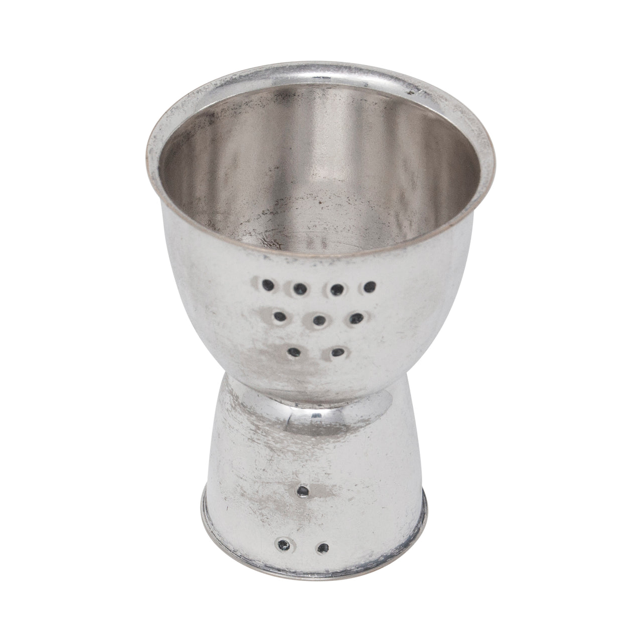 Vintage Napier Silver Plate Dotted Double Jigger | The Hour 