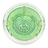 Vintage Green Glass Bottoms Up Jigger Coaster | The Hour Shop