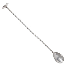 Vintage English Silver Plate Flat End Muddler Bar Spoon | The Hour Shop