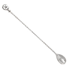 Vintage Silver Plate Crescent Moon & Star Bar Spoon | The Hour Shop