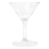 Vintage Small Etched Wheat Martini Glasses single | The Hour Shop