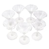 Vintage Small Etched Wheat Martini Glasses top | The Hour Shop