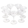 Vintage Small Etched Wheat Martini Glasses | The Hour Shop