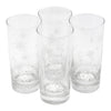 The Modern Home Bar Let It Snow Collins Glasses Top | The Hour Shop
