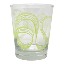 The Modern Home Bar Ribbon Dance Green Old Fashioned Glasses Glass Design | The Hour Shop