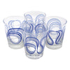 The Modern Home Bar Ribbon Dance Blue Old Fashioned Glasses Top | The Hour Shop