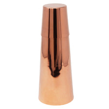 The Modern Home Bar Copper Conical Cocktail Shaker | The Hour Shop