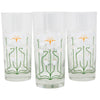 The Modern Home Bar White Iris Collins Glasses Front | The Hour Shop