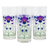 The Modern Home Bar White Purple Collins Glasses Front | The Hour Shop