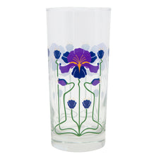 The Modern Home Bar White Purple Collins Glass | The Hour Shop