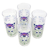 The Modern Home Bar White Purple Collins Glasses Top | The Hour Shop