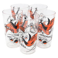 Vintage Flying Cranes Tumblers | The Hour Shop