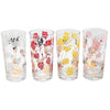 Vintage Fred Press Roses Collins Caddy Glasses | The Hour Shop