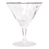 Vintage Fostoria Platinum Rim Cocktail Glasses design | The Hour Shop