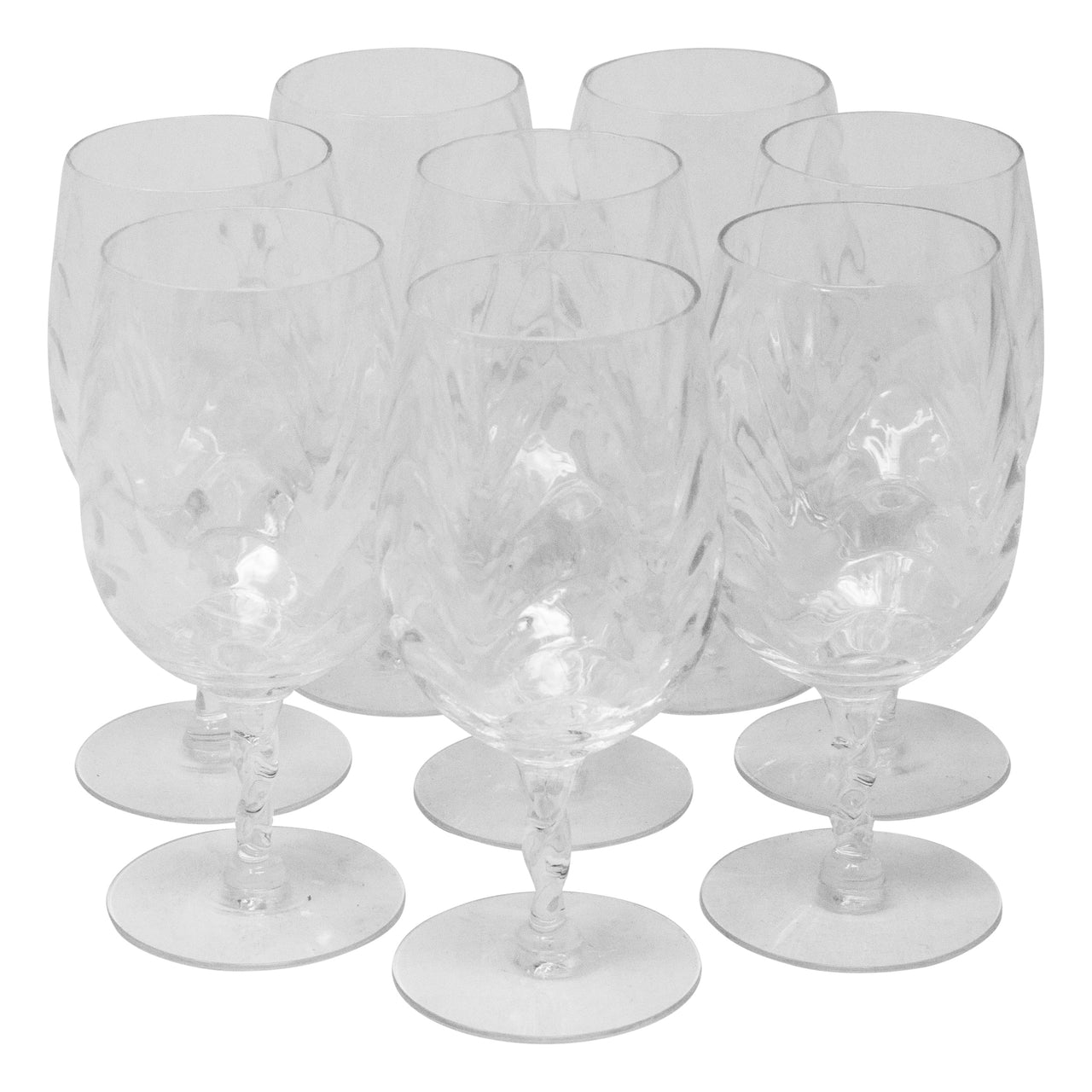 Vintage Draping Twisted Stem Wine Glasses | The Hour Shop