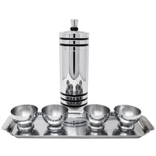 Vintage Chase Gaiety Chrome Shaker Set Front | The Hour Shop