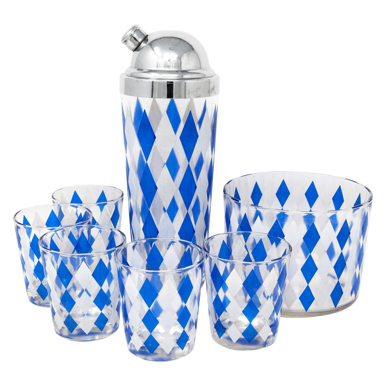 COCKTAIL SET - MARTINI GLASSES, ICE BUCKET, SHAKER AND MORE