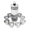 Vintage Chase Black Lines Gaiety Cocktail Shaker Set Top | The Hour Shop