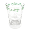 Vintage Green & White Camel Cocktail Shaker Set Footed Glass Top | The Hour Shop