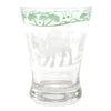 Vintage Green & White Camel Cocktail Shaker Set Footed Glass | The Hour Shop