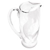 Vintage Heisey Frosted Flowers Cocktail Pitcher Set Pitcher Right Top | The Hour Shop