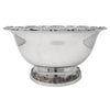 Vintage Poole Silver Plate Punch Bowl Set Punch Bowl Front | The Hour Shop