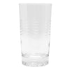 Vintage Etched Dashes Collins Glasses Single | The Hour Shop