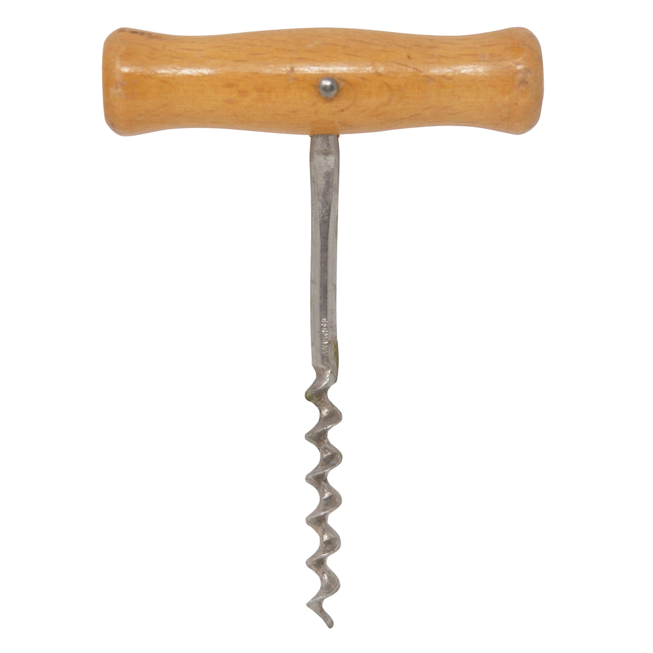 Vintage German Light Wood Handle Pull Corkscrew | The Hour Shop