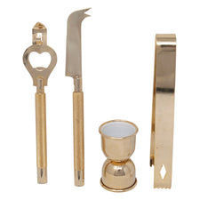 Vintage Georges Briard Gold Plate Bar Tool Set | The Hour Shop