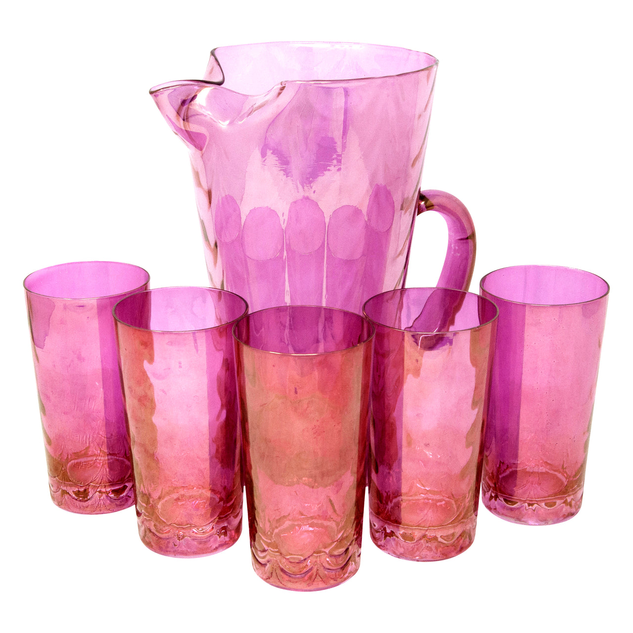 https://thehourshop.com/cdn/shop/products/9372-Vintage-1940S-Pink-Iridescent-Cocktail-Pitcher-Glasses_1280x1280.jpg?v=1595887955