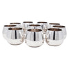William Rogers Silver Plate Tapered Roly Poly Cups Front | The Hour Shop