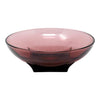 Vintage Small Round Amethyst Glass Bowl Side | The Hour