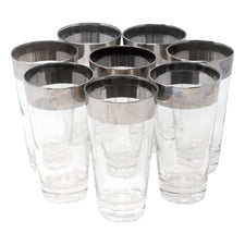 Mercury Band Tapered Collins Glasses