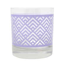 The Modern Home Bar Straight Up Lavender Rocks Glass | The Hour Shop